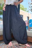 Tasha Damask Bloom Pant Black
